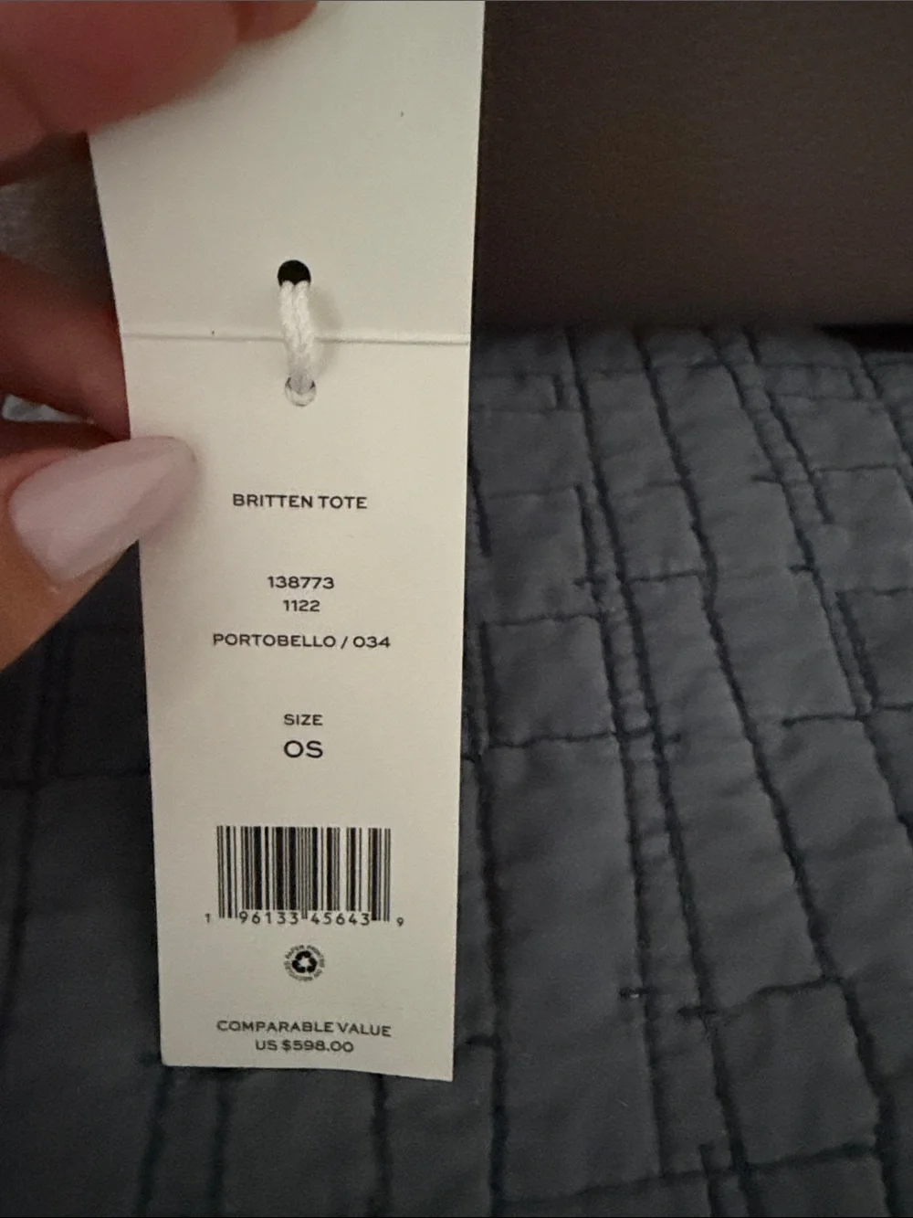 Tory Burch Britten Tote with Gold Hardware